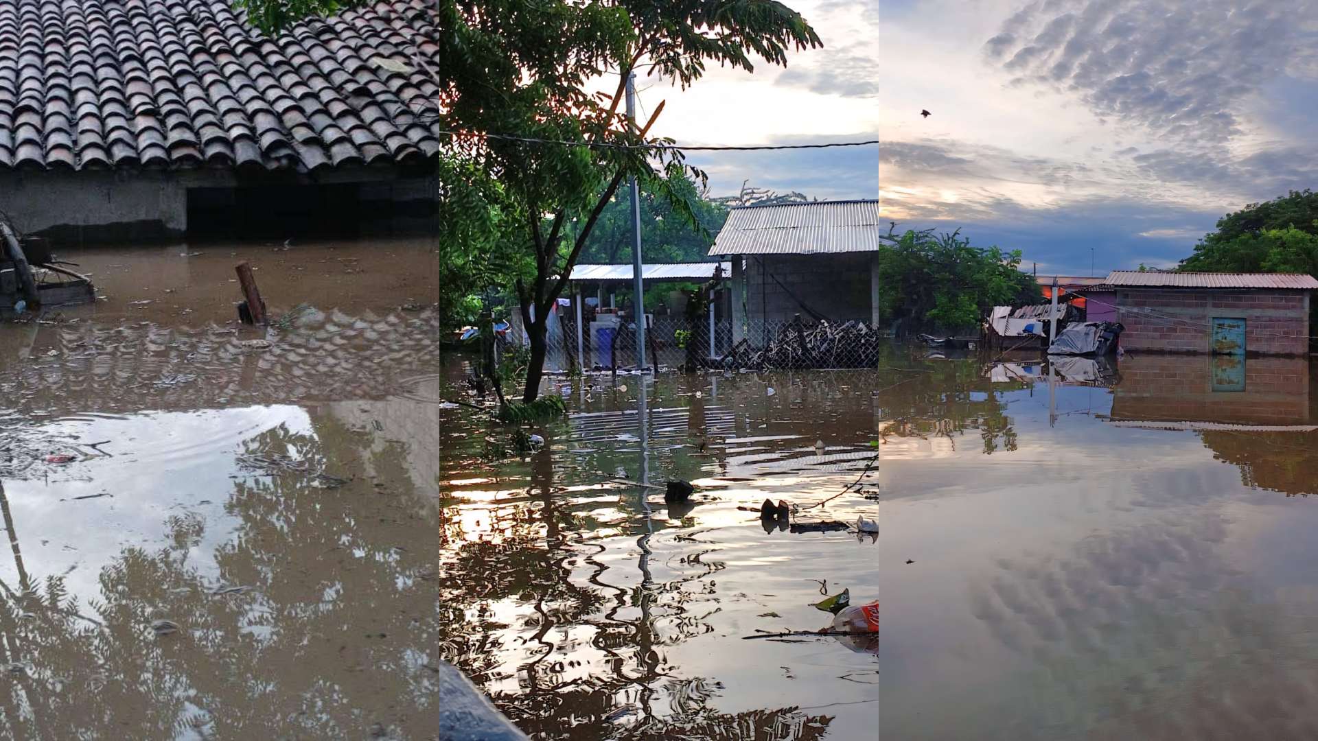 Costa de los Amates incomunicada: Cientos de familias afectadas y casas anegas de agua en Valle