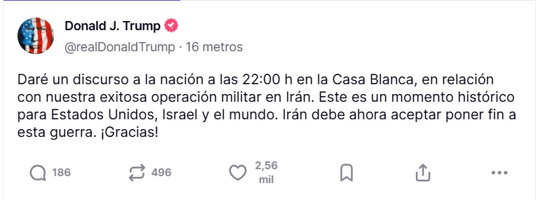 Donald Trump atacó Irán