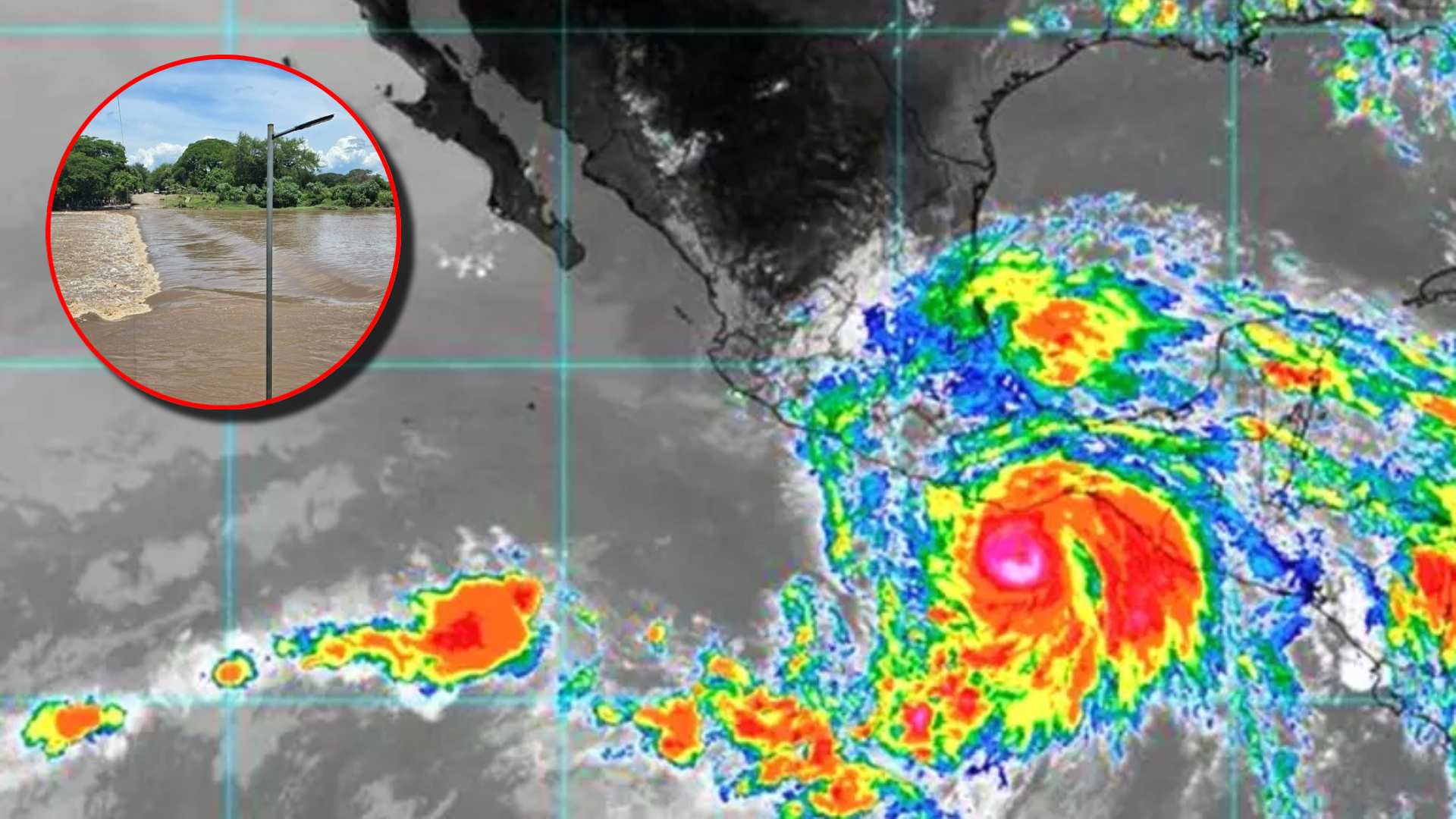 Huracán Erick influirá en más lluvias en sectores ya afectados en Honduras: sur, centro y occidente