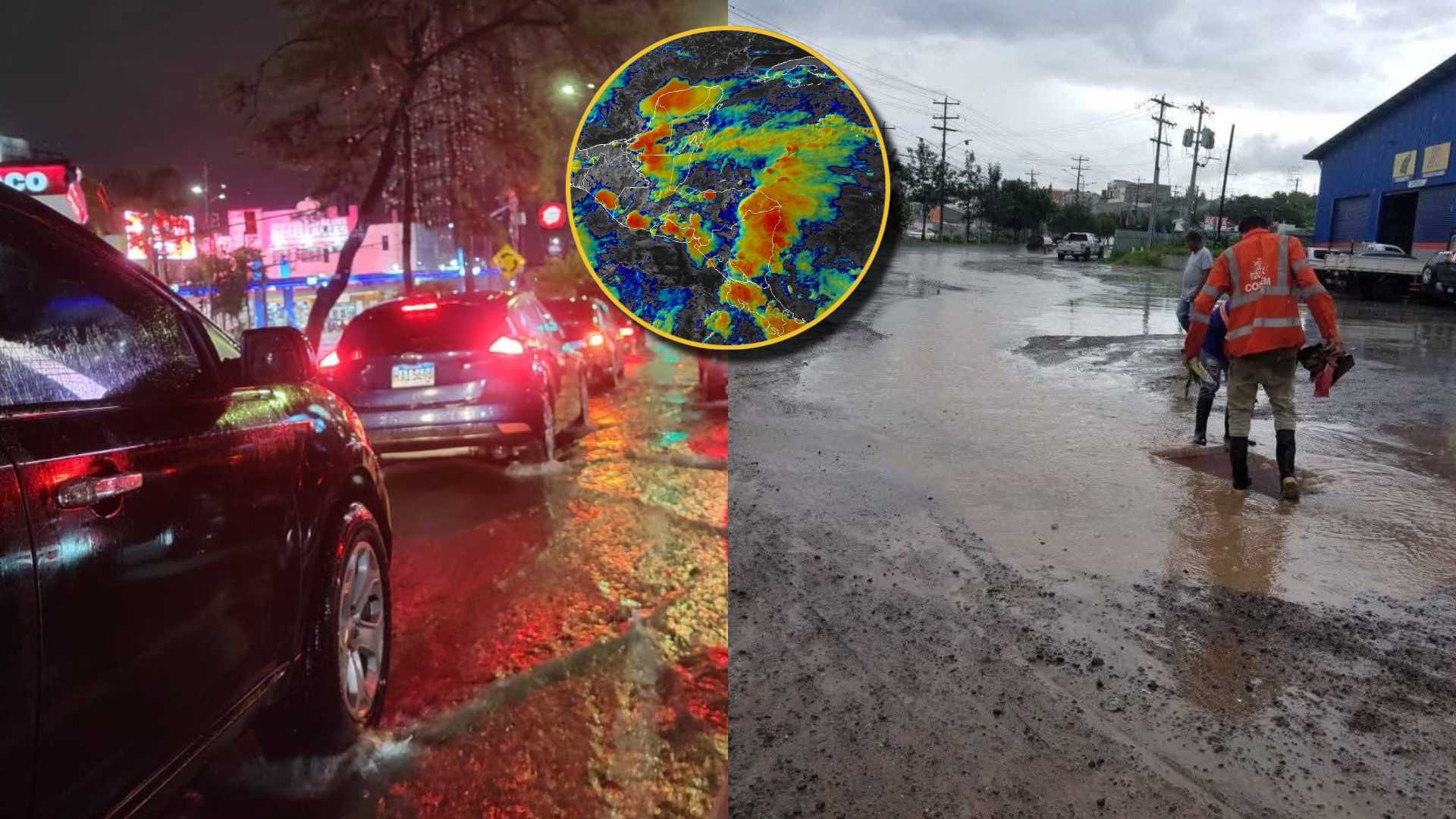 Conoce sectores afectados onda tropical en Honduras
