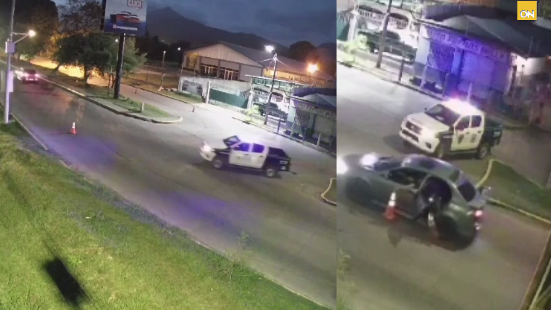 policías hondureños Ceiba conos