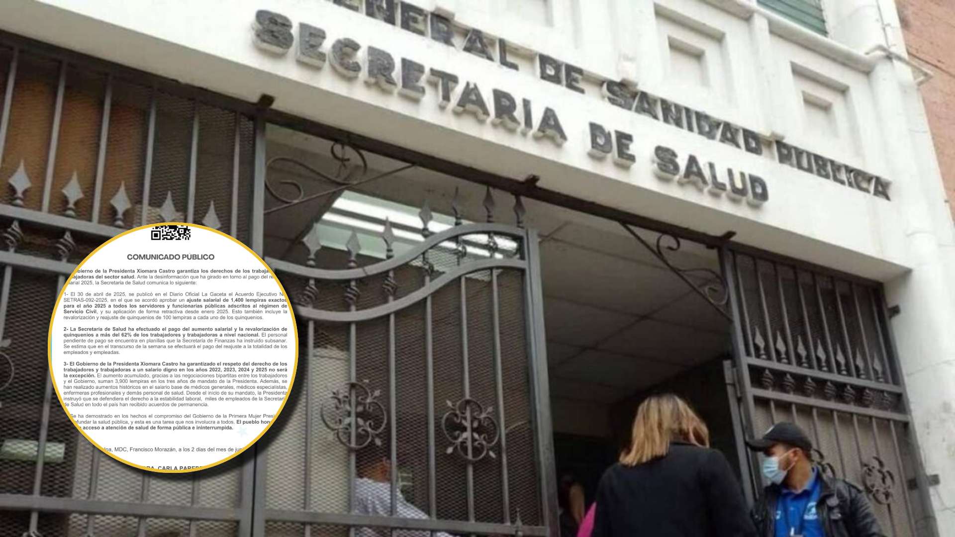 Reajuste salarial 2025: Gobierno de Honduras confirma pago a trabajadores de salud