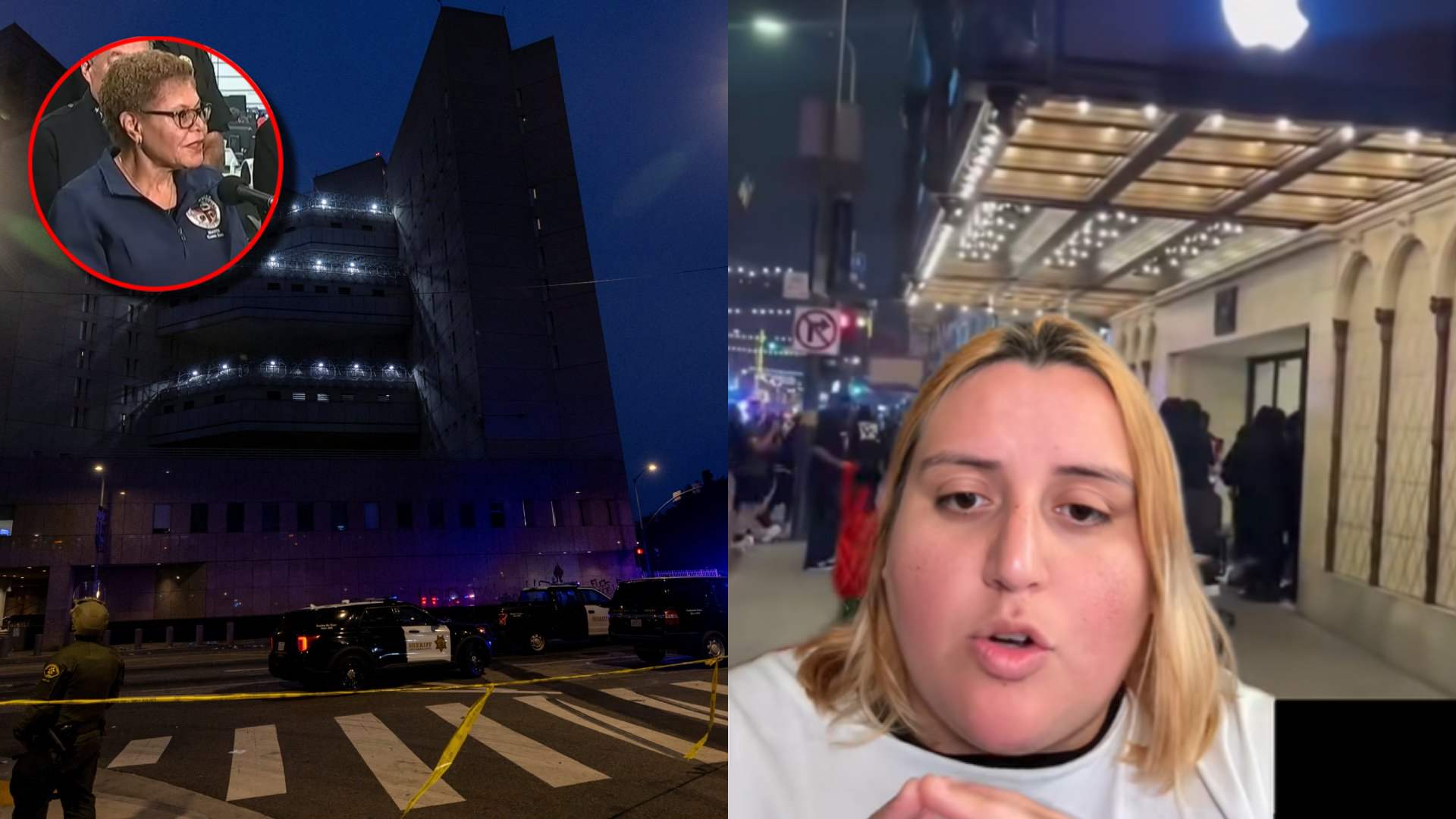 Tras redadas y caos imponen toque de queda en Los Ángeles, Estados Unidos