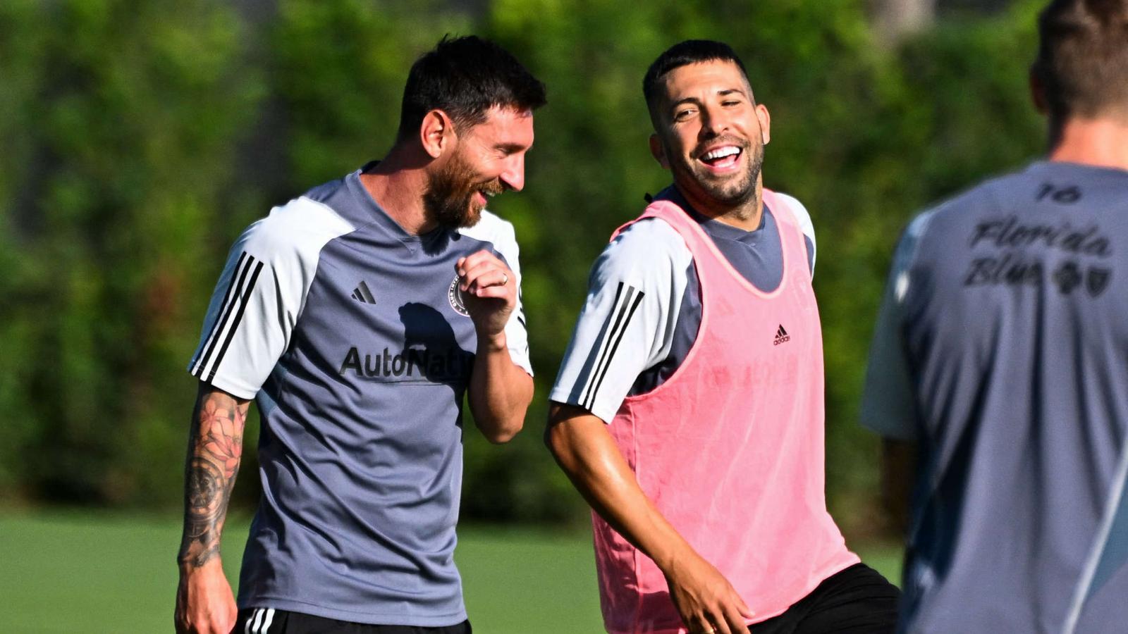 Messi suma a Jordi Alba como aliado antes de su primer clásico con el Inter Miami
