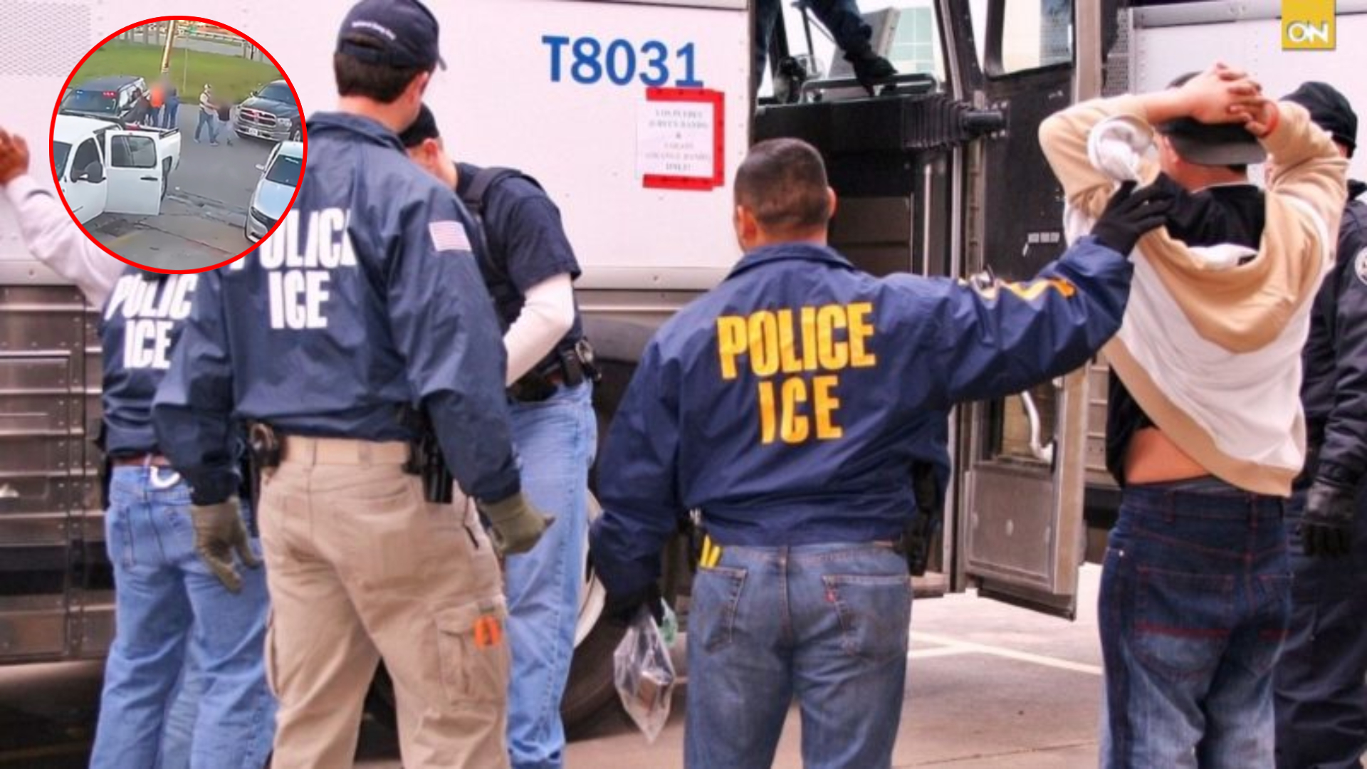 Agentes de ICE migrantes