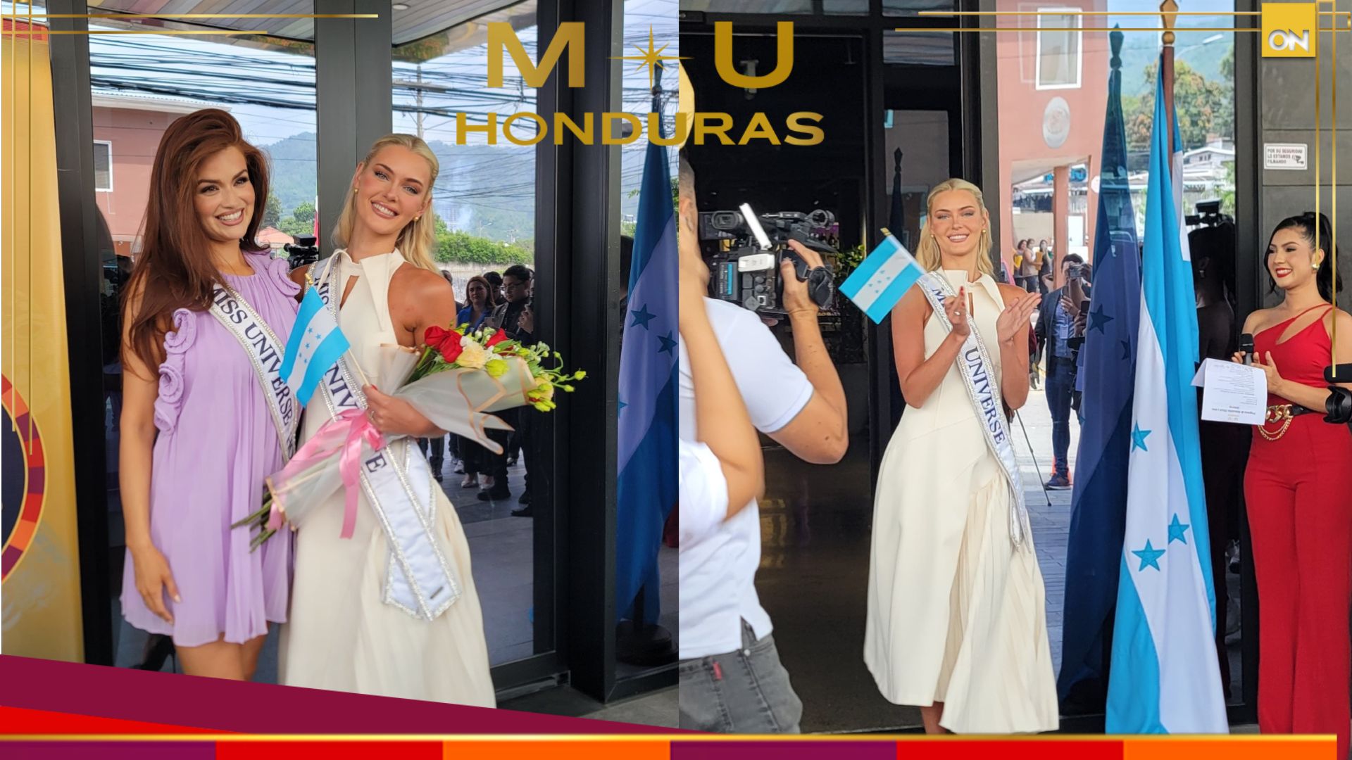 “Hola, Honduras”: así saludó Victoria Kjær Theilvig en su llegada a San Pedro Sula