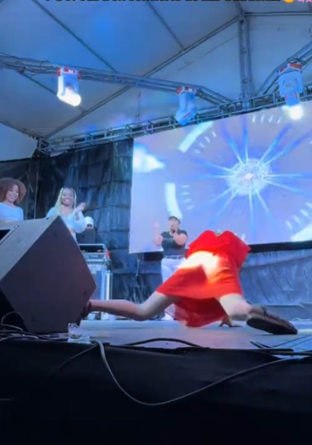 : señora hondureña causa revuelo por sensual baile en concierto