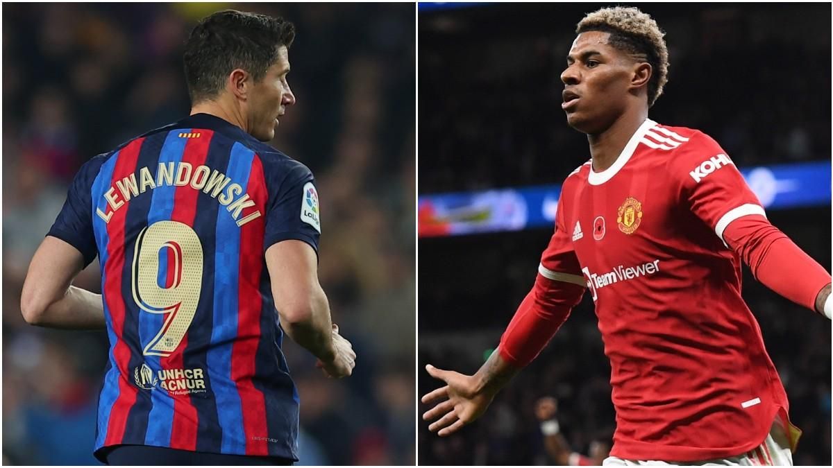 MANCHESTER UNITED - FC BARCELONA | Lewandowski-Rashford: el gran desempate