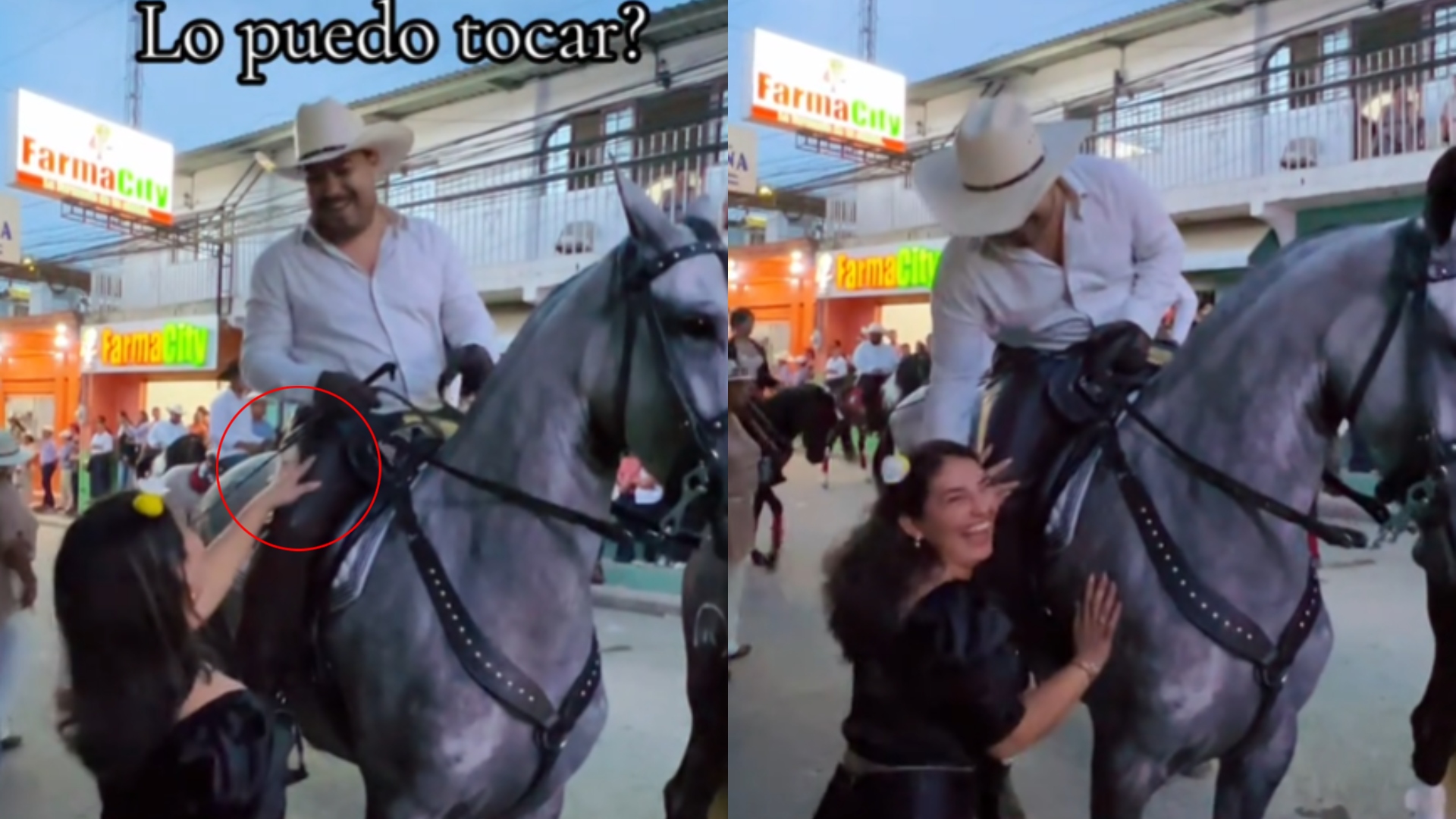 hondureña coquetea con jinete y redes exponen que está casado