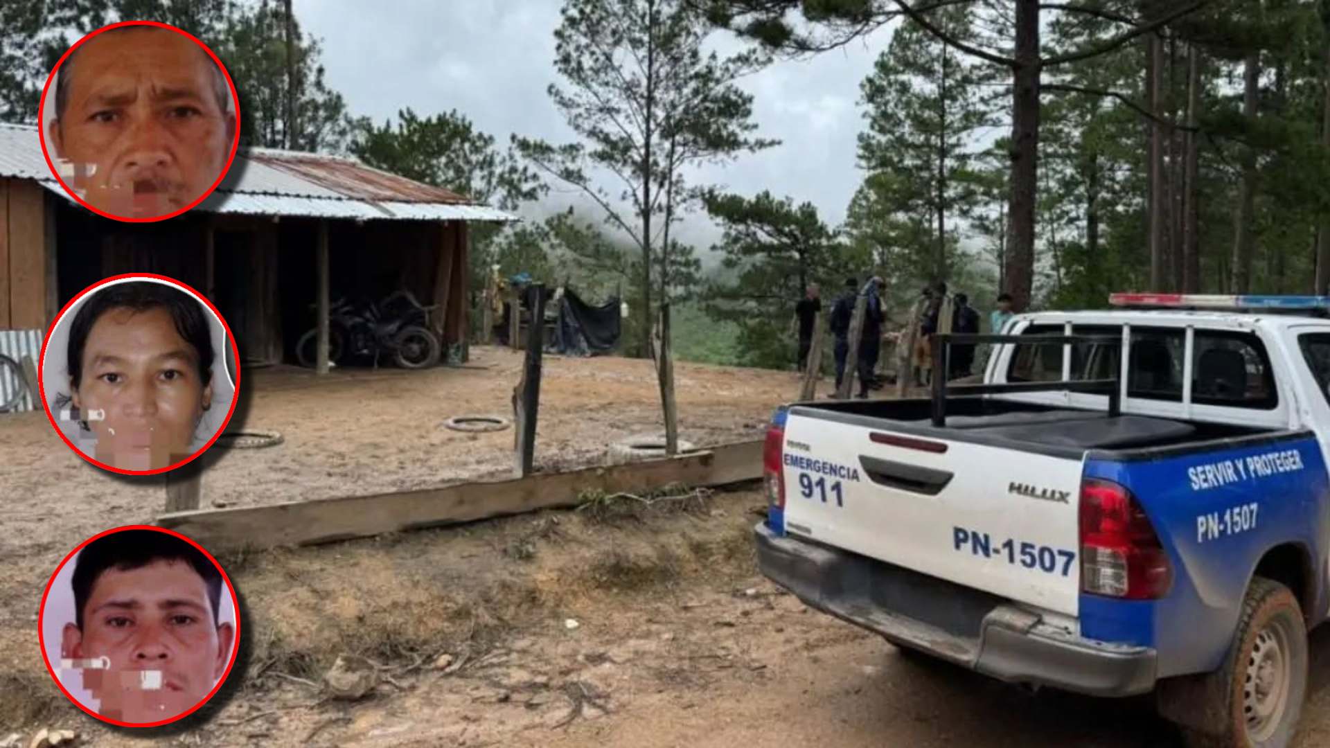 Víctimas de masacre de padre, hijo y nuera en Juticalpa