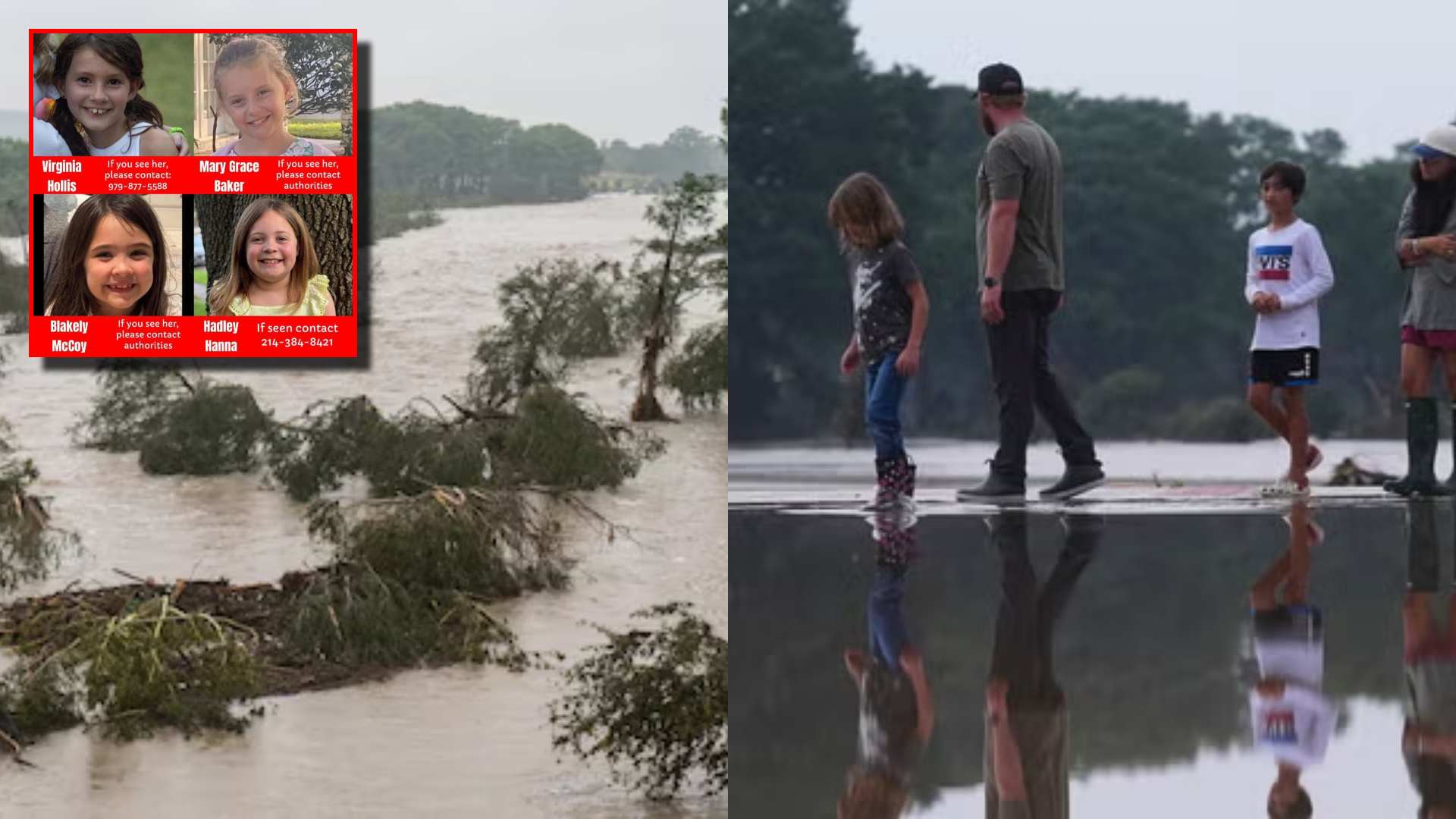 Más de una veitena de niñas de campamento desaparecidas por inundaciones en Texas