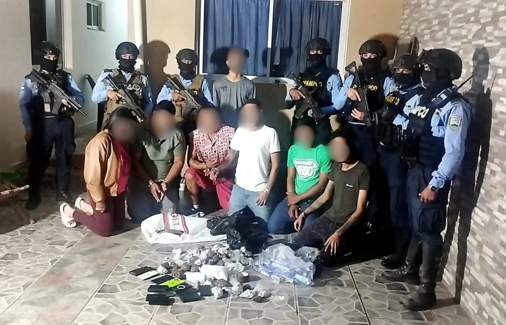 Desarticulan narco laboratorio en la colonia Cerro Grande, de Tegucigalpa