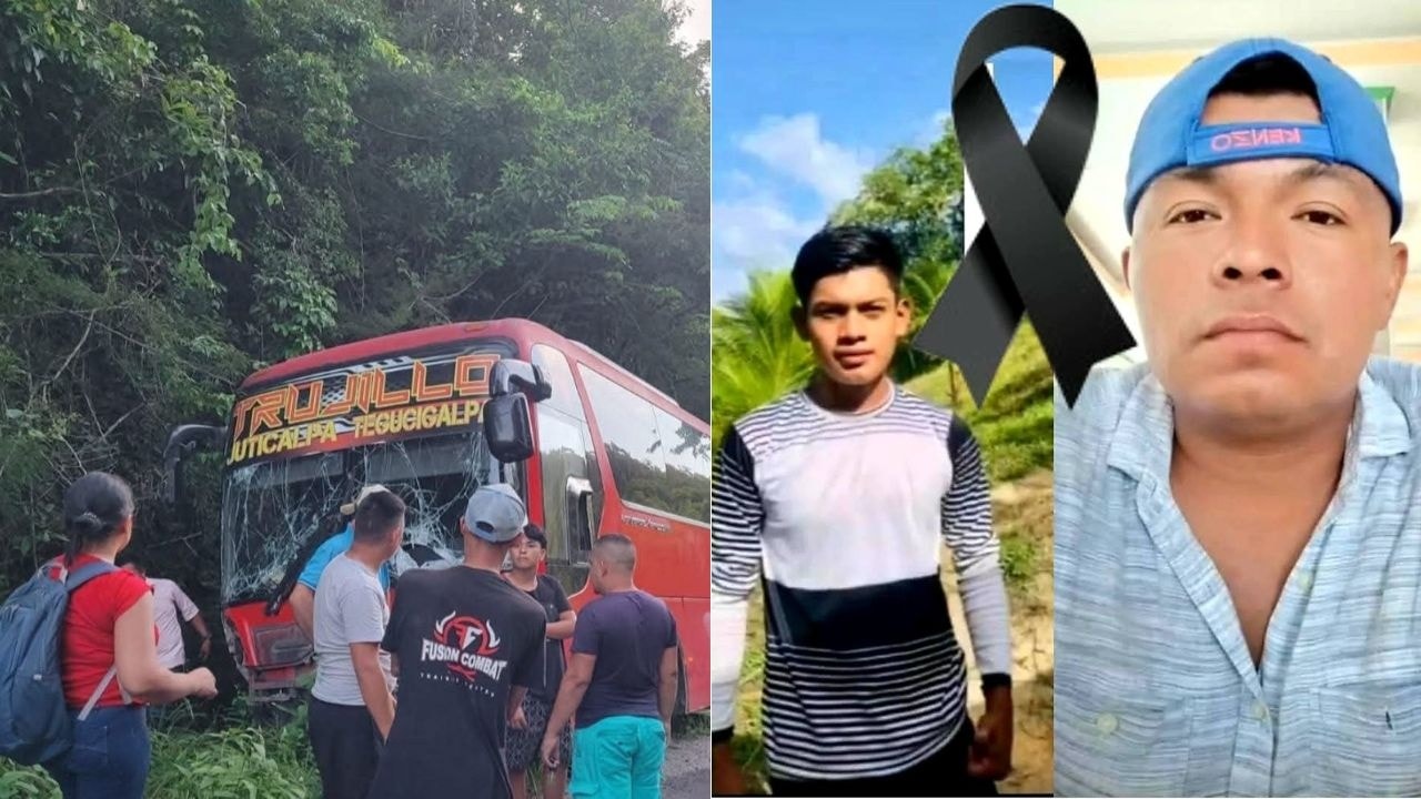 accidente de transito entre Olancho y Colón