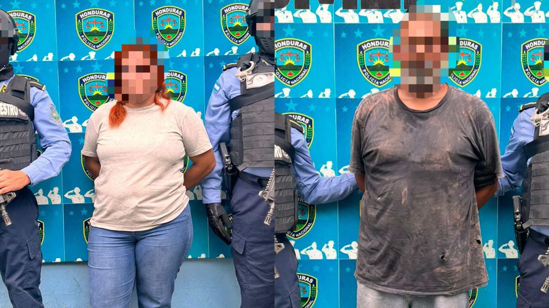 Capturan a padres hondureños acusados de obligar a su hija a presenciar sus encuentros amorosos