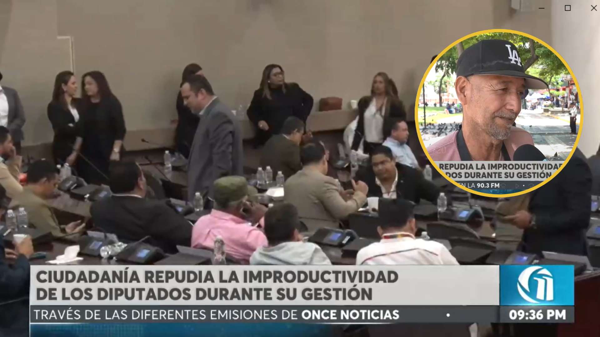 Ciudadanía repudia la improductividad de los diputados durante su gestión