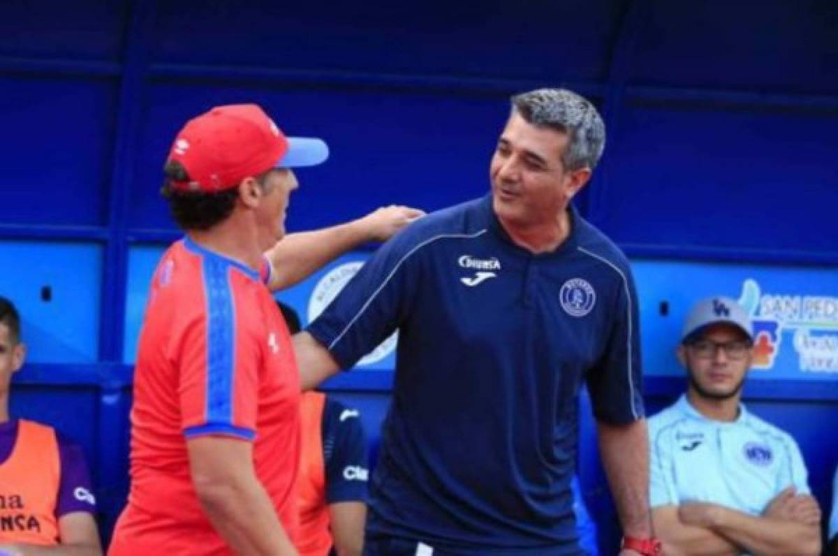 La hegemonía de Pedro Troglio sobre Diego Vázquez en el clásico Olimpia -Motagua