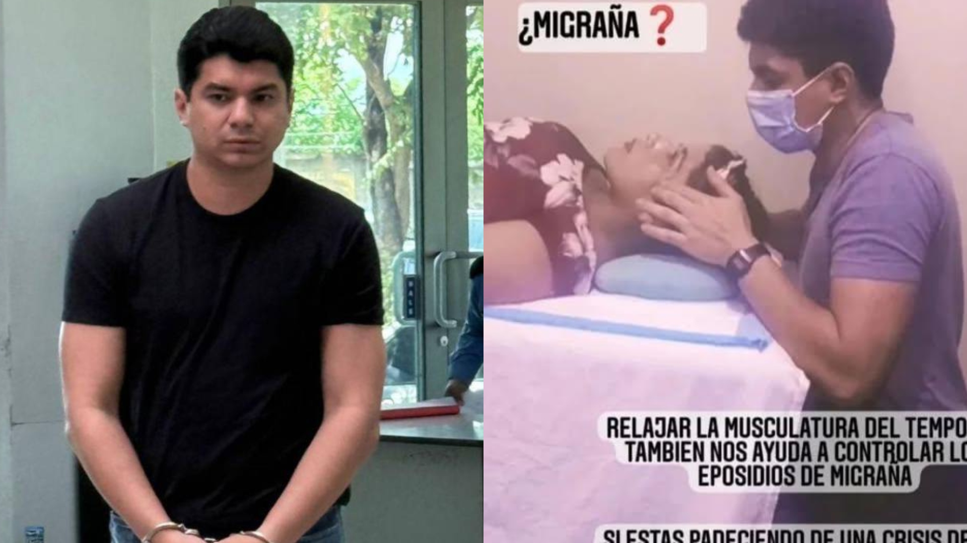 Filtran imágenes de cómo operaba falso quiropráctico en San Pedro Sula tras denuncia de una paciente