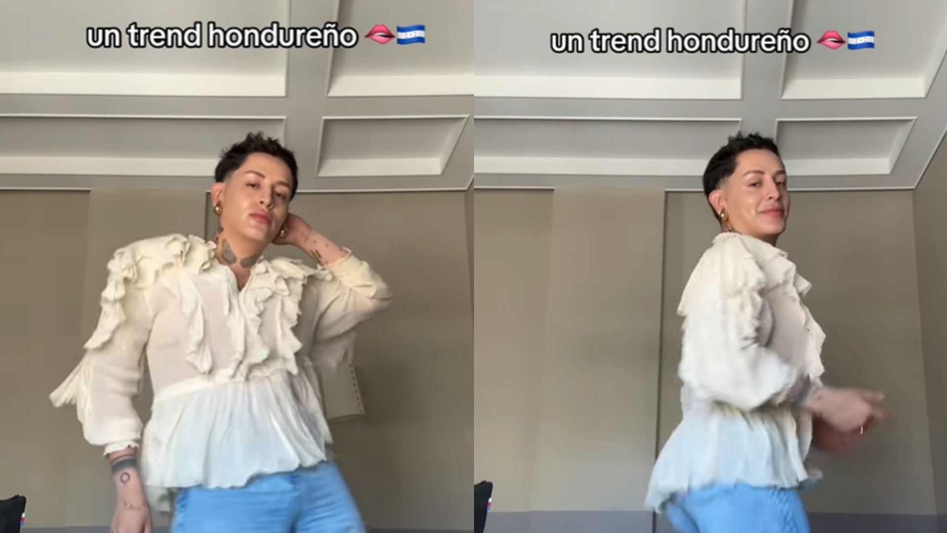 Kunno sorprende a hondureños al bailar punta en TikTok y se vuelve viral