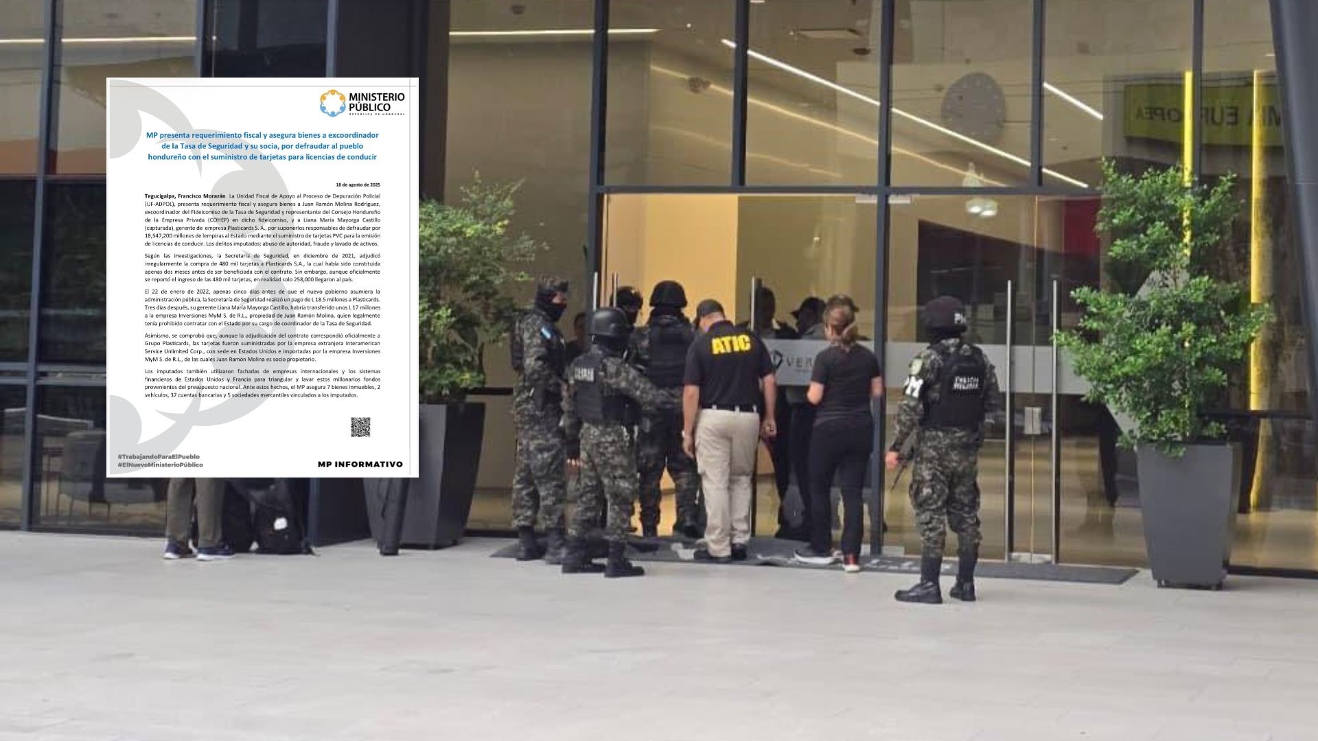 Excoordinador de la Tasa de Seguridad y su socia acusados de fraude millonario con tarjetas para licencias