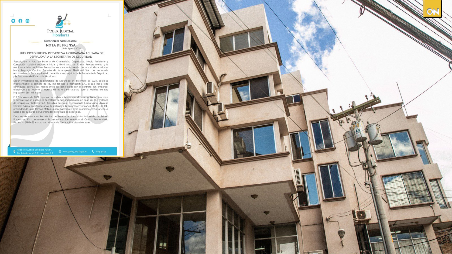 Prisión preventiva Liana Mayorga