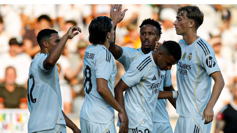 El Real Madrid golea al Tirol en su único amistoso de pretemporada - CRONÓMETRO de Diario Tiempo Digital