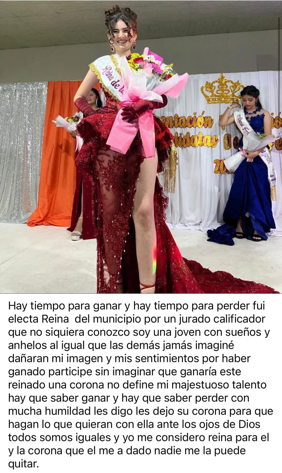 Reina de feria en Atlántida