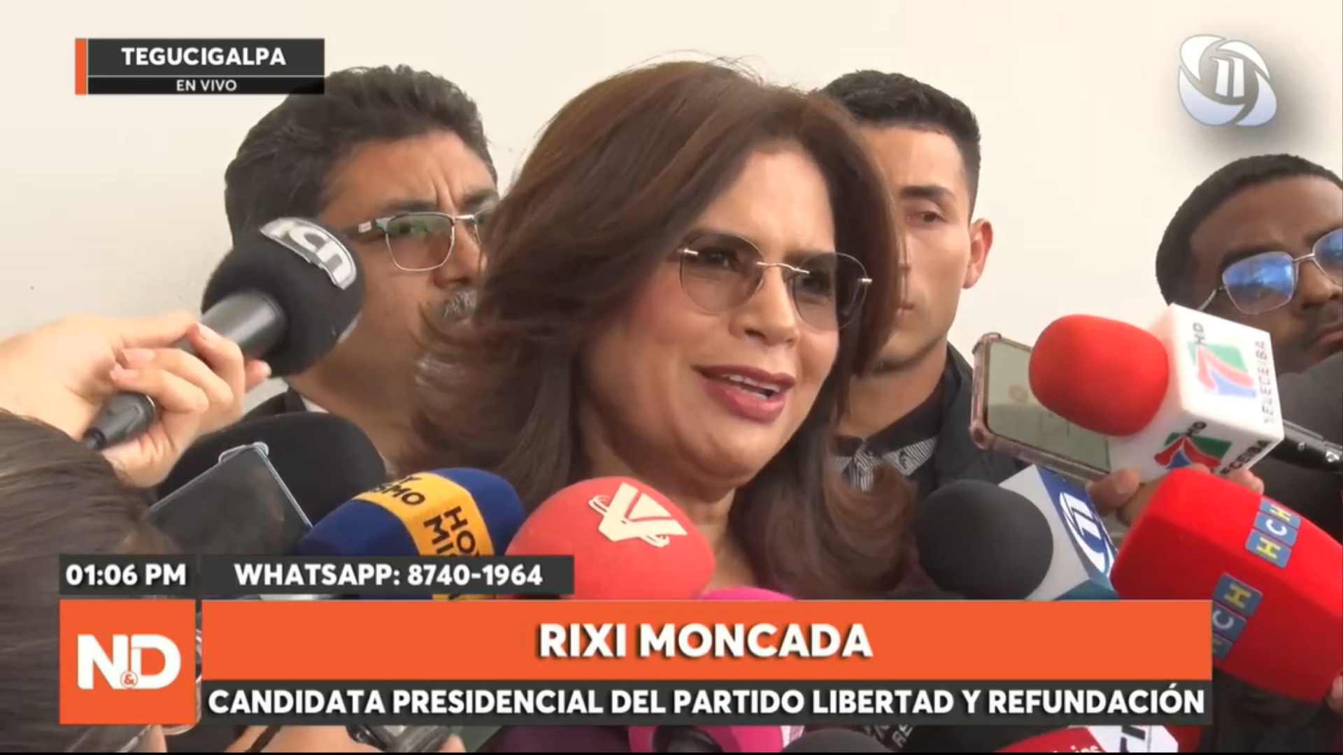 Rixi Moncada afirma que elecciones se celebrarán pese a amenazas contra Manuel Zelaya