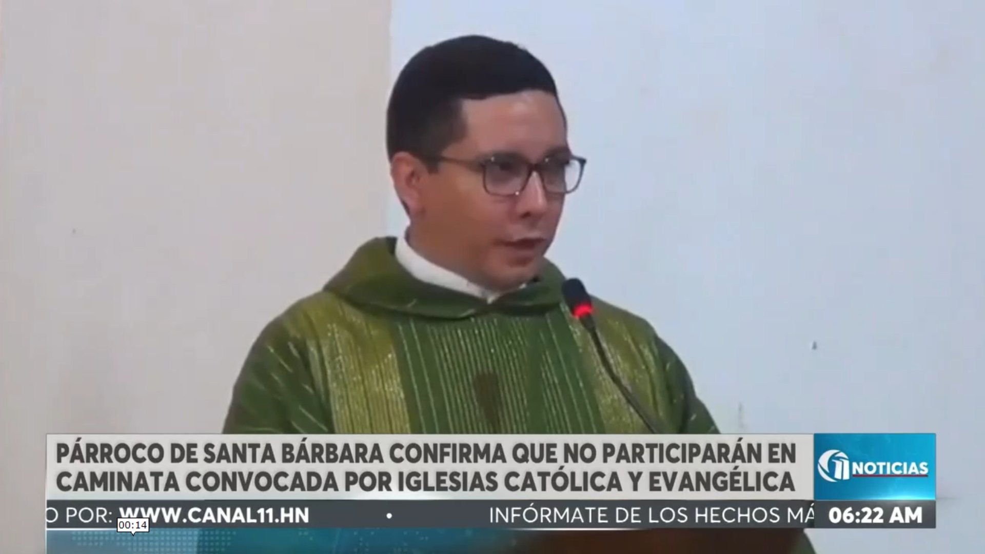 “El papel de la Iglesia es orar, no marchar”: párroco de Santa Bárbara sobre protesta convocada por líderes religiosos