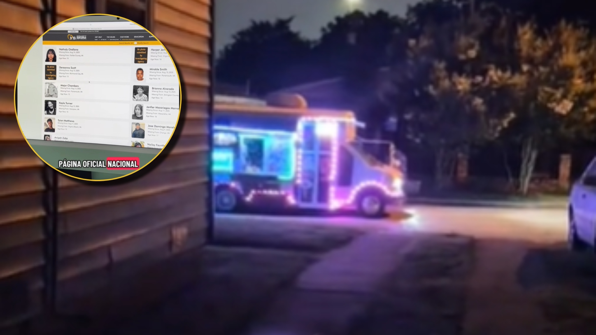 Videos virales de supuesta desaparición de niños en Virginia tras paso de carro de helados