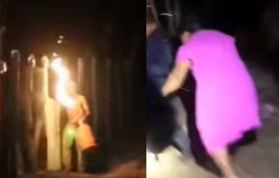 Hombre intenta incendiar a su familia con cilindro de gas en Catacamas