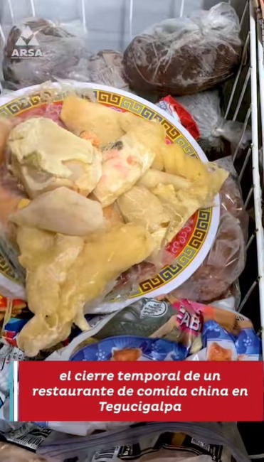 ARSA ordena cierre temporal de restaurante de comida china en Tegucigalpa por condiciones insalubres