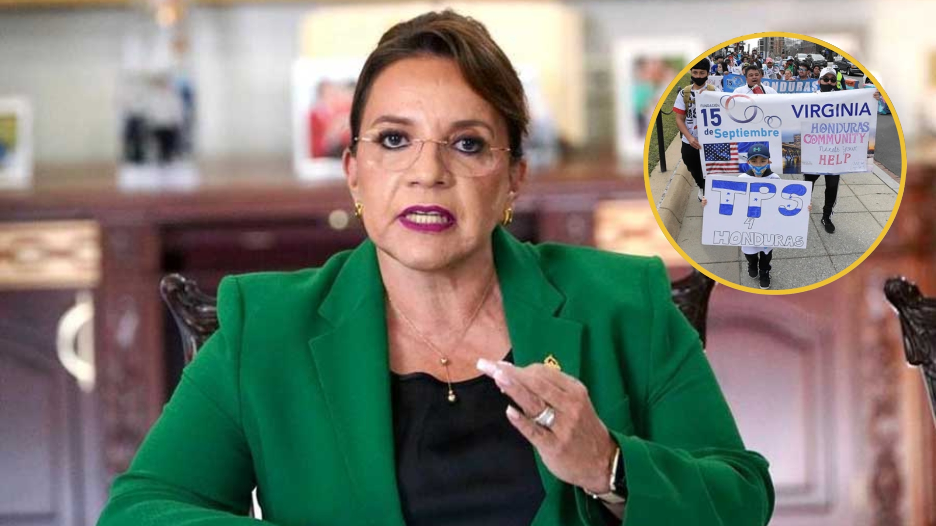 Xiomara Castro reafirma apoyo a hondureños ante fin del TPS en EE. UU.