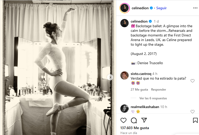 celine Dion murio