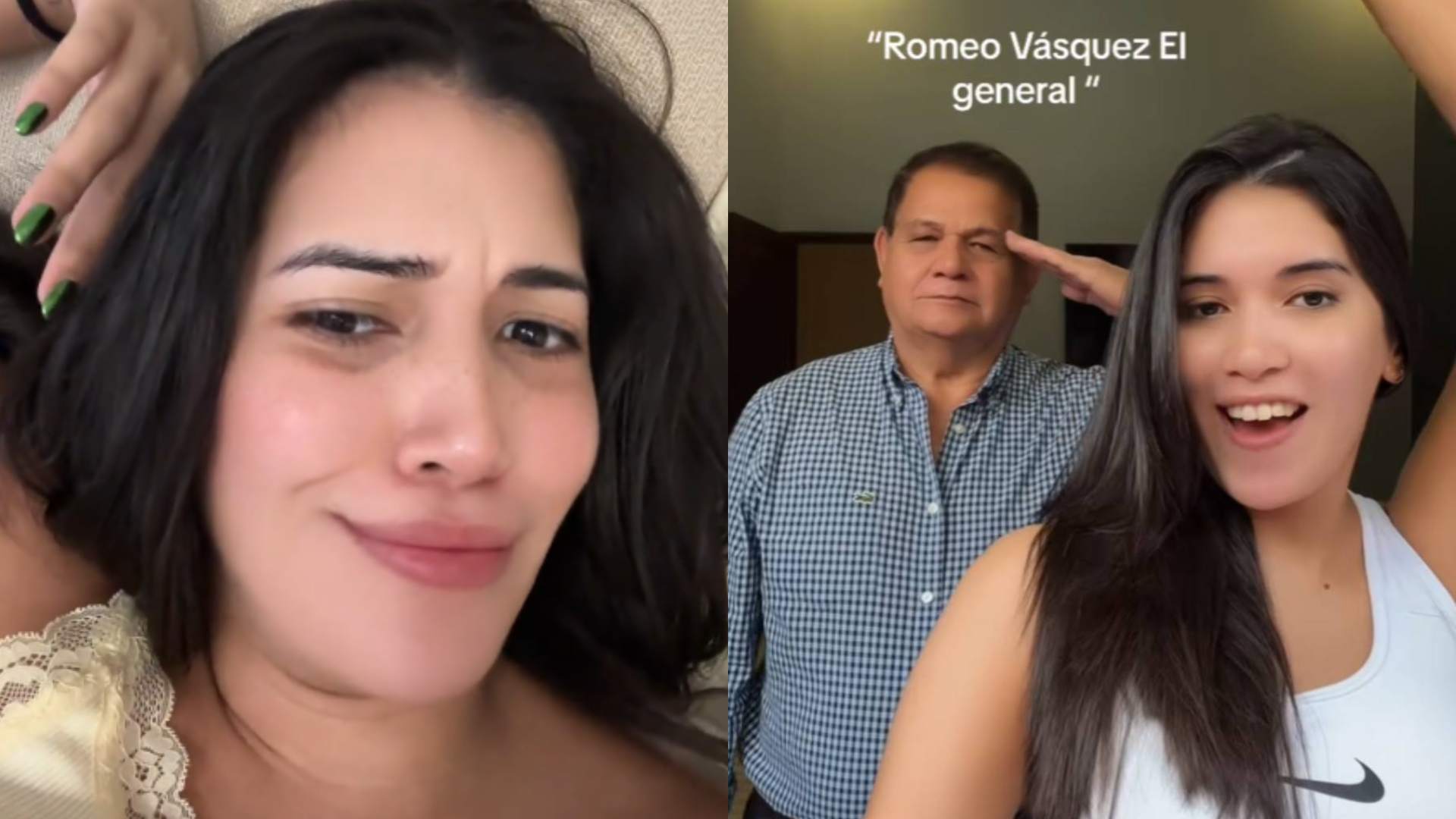 Hija de Romeo Vásquez Velásquez bromea que le pidieron “fotos”