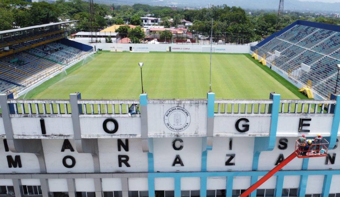 Así quedó el estadio Morazán; lanzan advertencia: “Hay que darle atención”