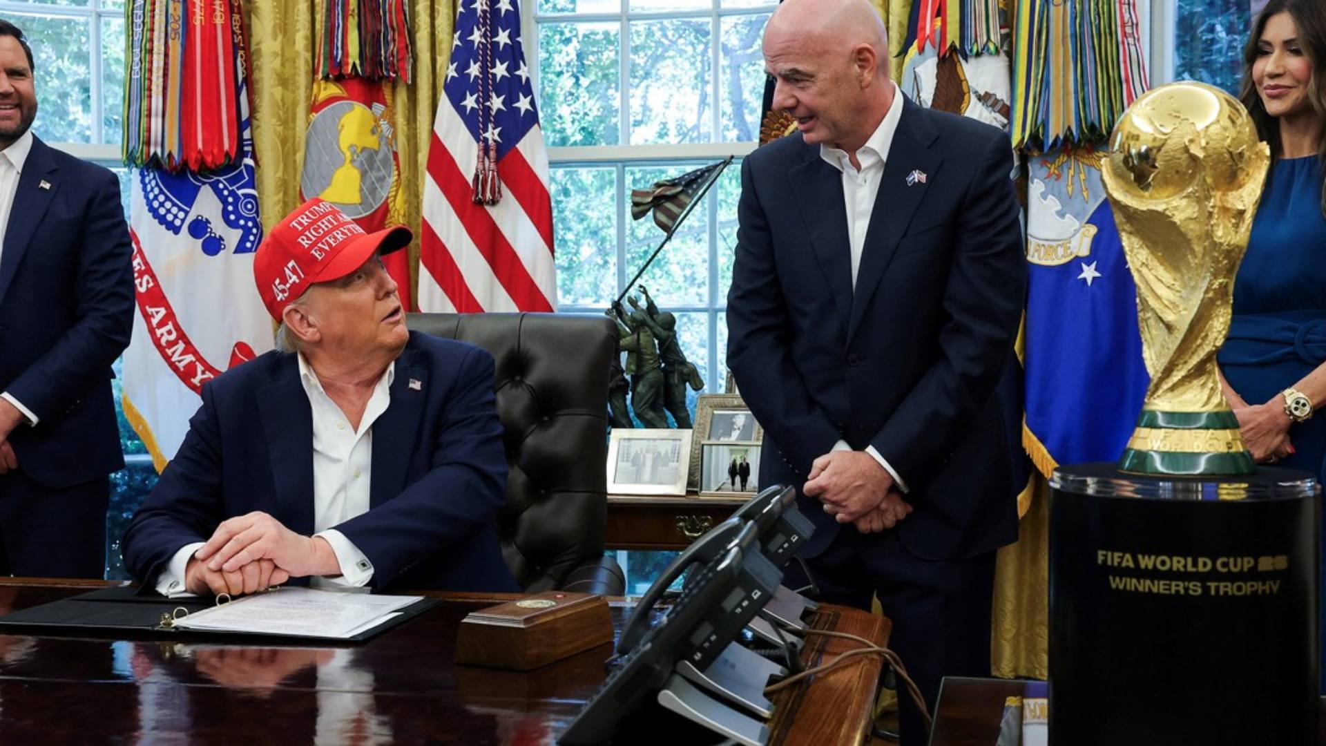 Trump anuncia fecha del sorteo del mundial 2026 en EE.UU.
