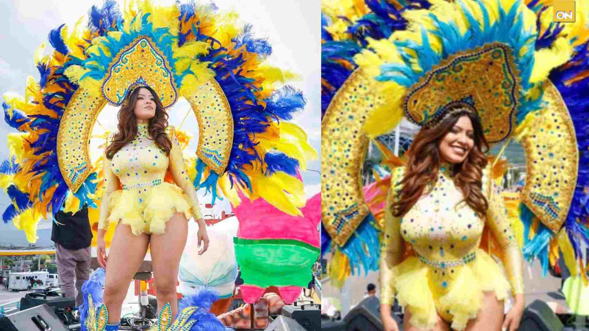 Este es el look con el que Alejandra Rubio deslumbró en el Carnaval de Tegucigalpa 2025