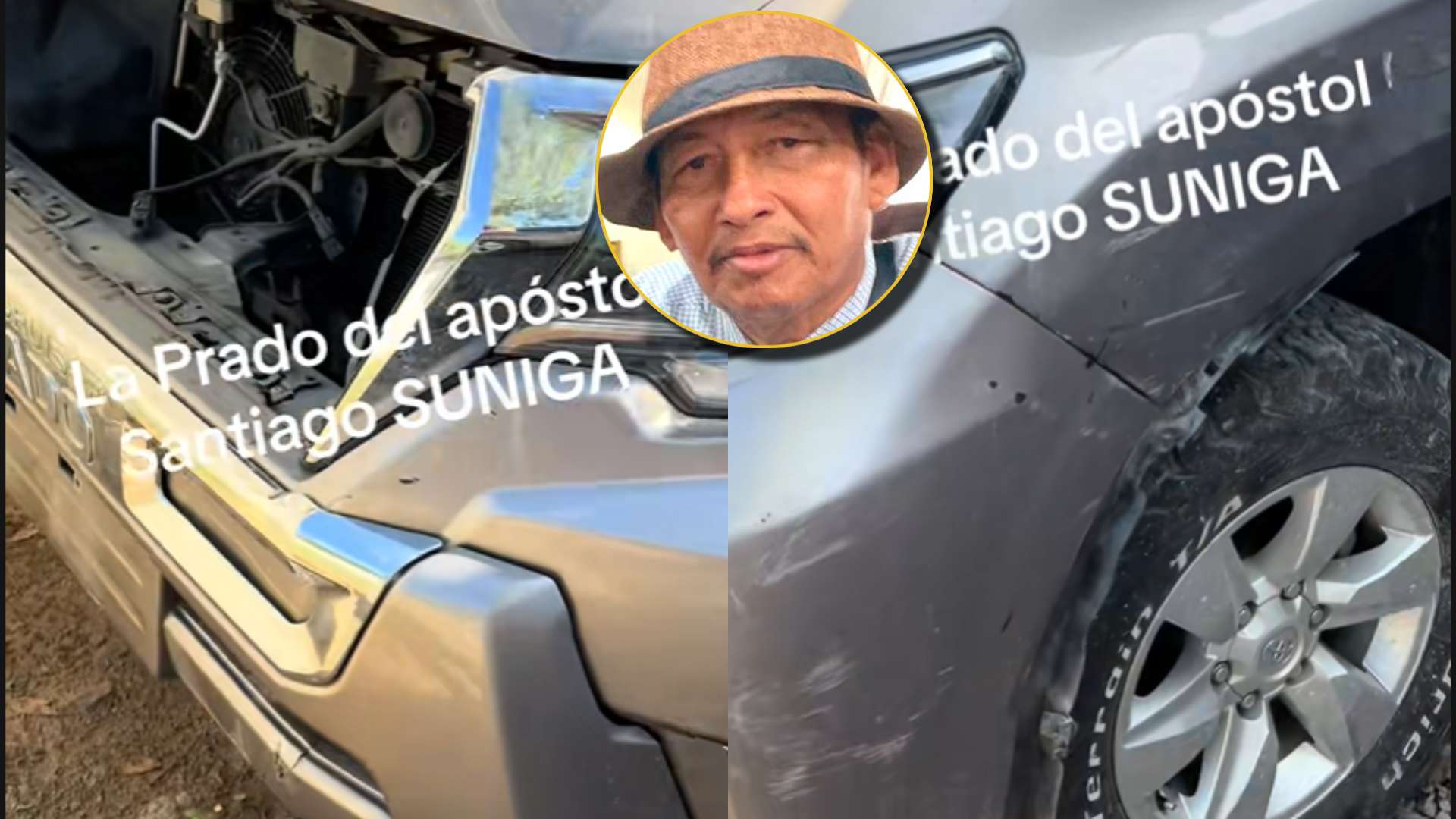 Apóstol Santiago Zúniga recibe críticas tras filtrarse video de su Prado con golpes