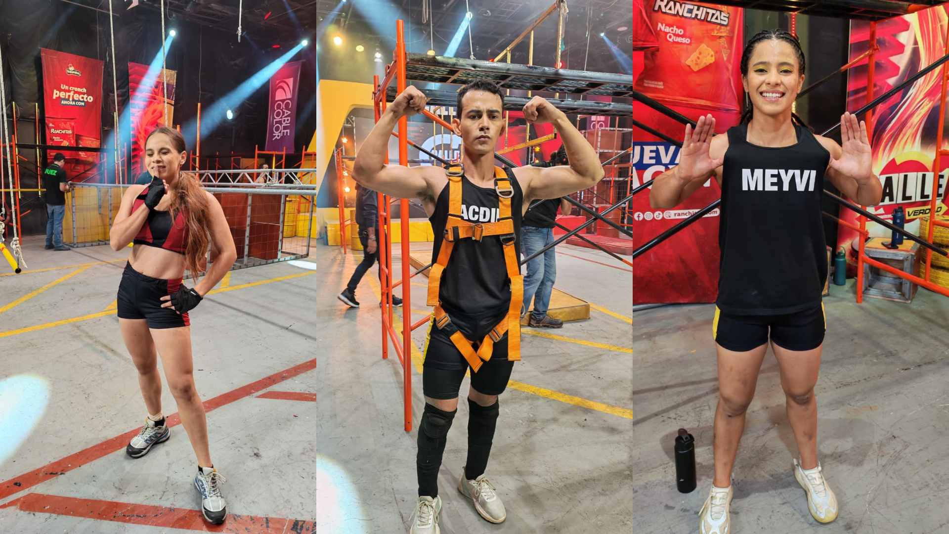 Yenny, Acdiel y Meyvi los gladiadores salvados en el viernes de eliminación en Calle 7 Honduras