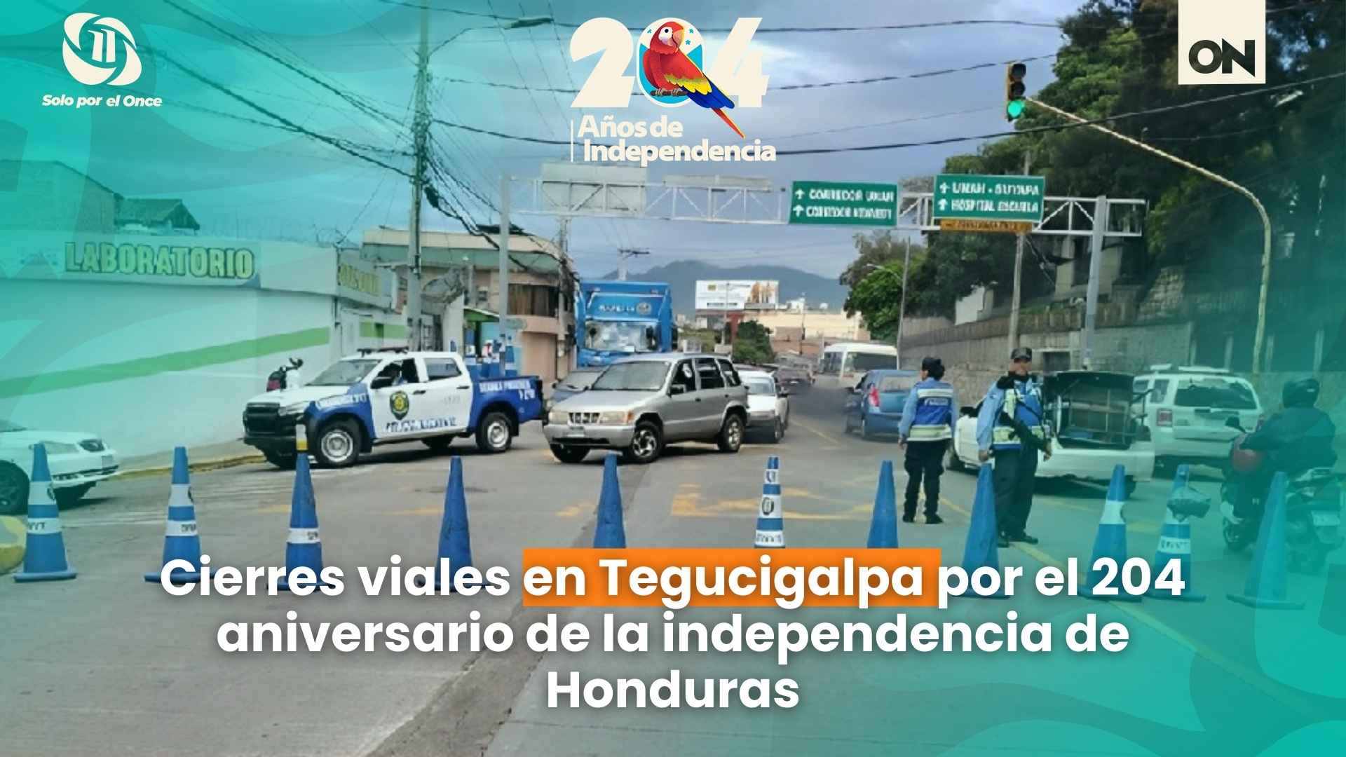 Calles cerradas Tegucigalpa