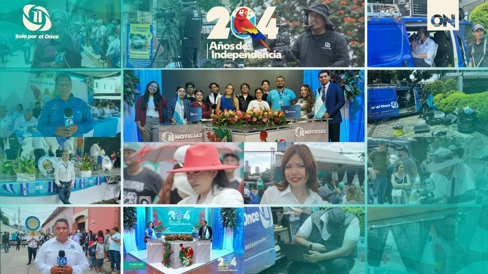 Canal 11 cobertura desfiles