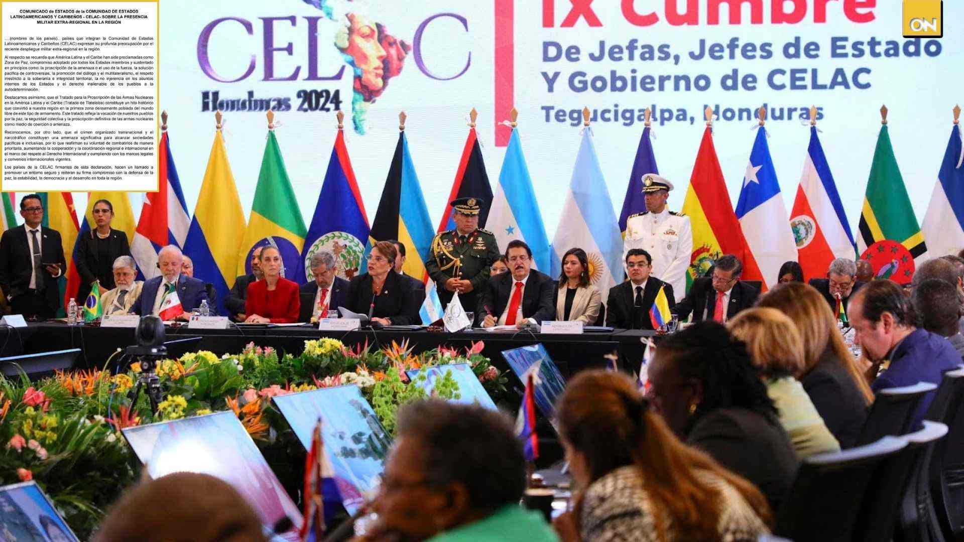 Celac despliegue militar