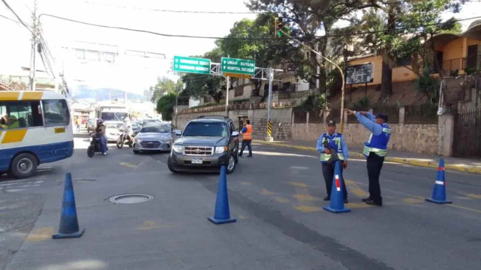 Policía Nacional anuncia cierres de calles por partido Honduras vs Nicaragua en Tegucigalpa