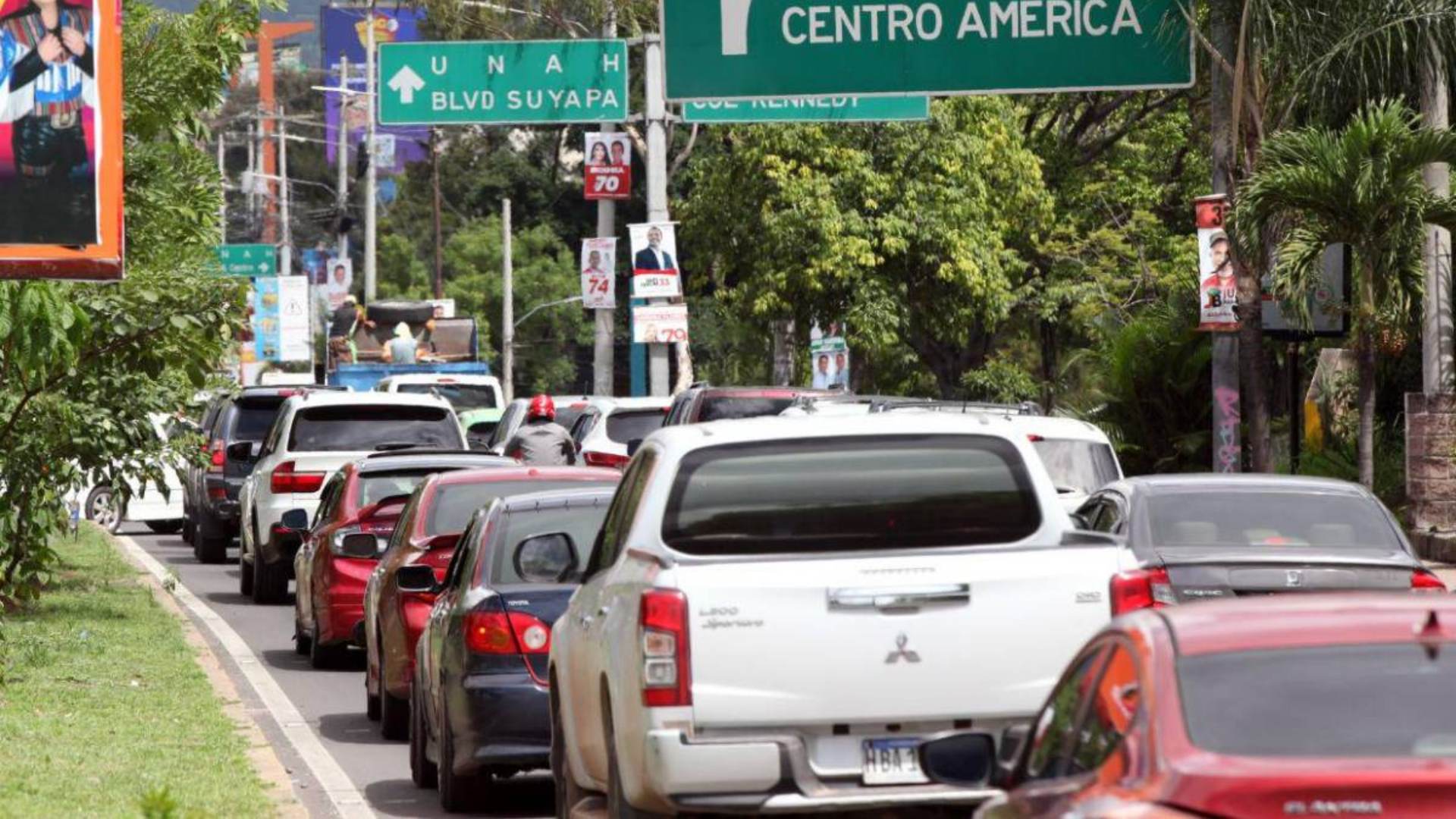 Cómo está el tráfico en Tegucigalpa previo al gran carnaval de este fin de semana
