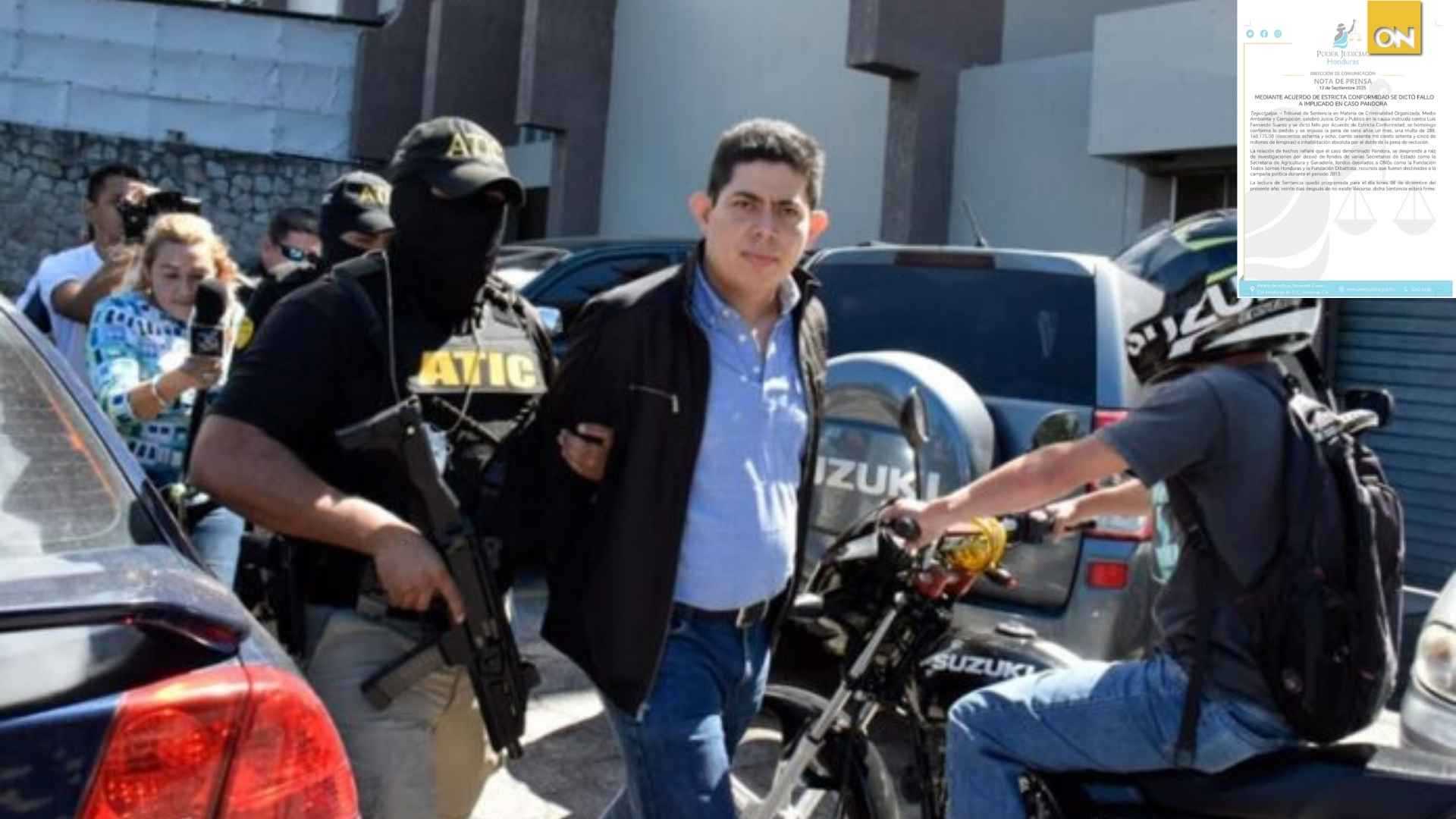 Condenan Fernando Suárez caso Pandora
