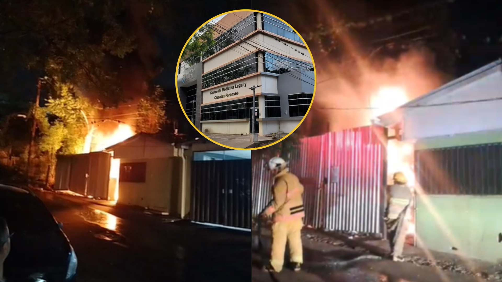 Contenedor con cuerpos no identificados se incendia en instalaciones de la morgue capitalina