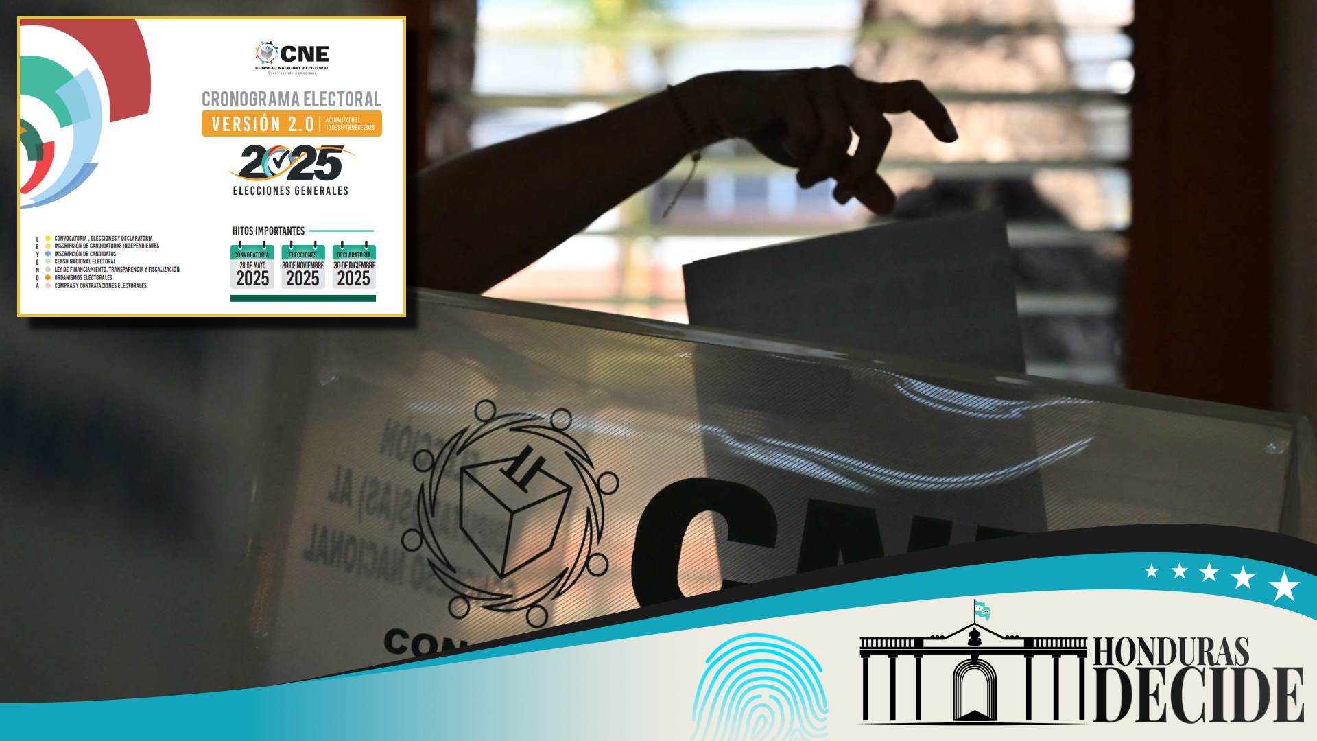 Fechas clave en el cronograma electoral rumbo a las elecciones generales de 2025 en Honduras