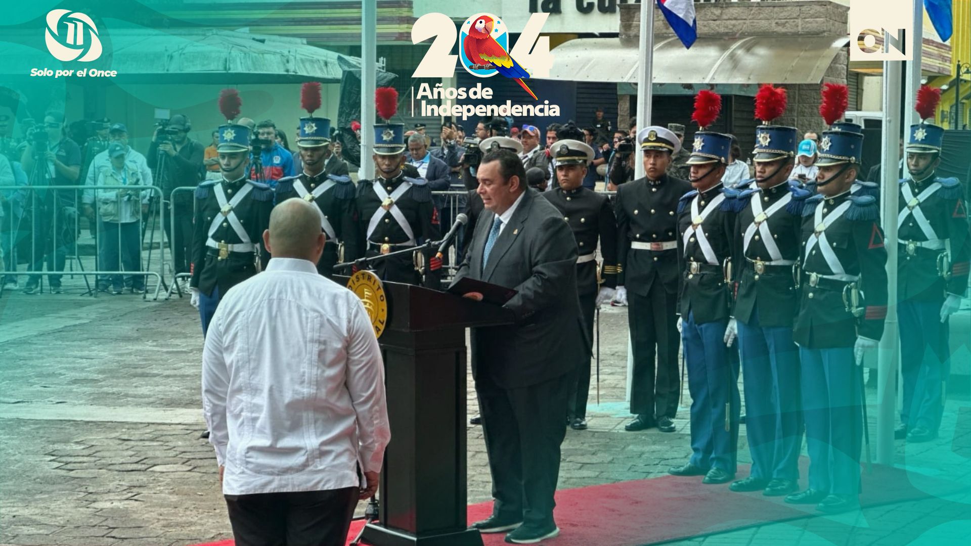 Alcalde Jorge Aldana realiza lectura del Acta de Independencia en Tegucigalpa