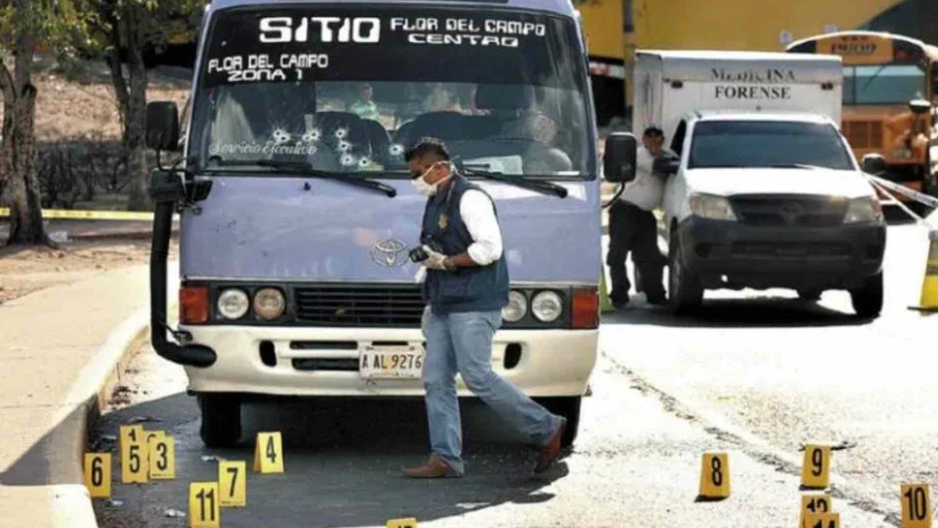Al menos 29 transportistas ultimados en Honduras en lo que va del 2025