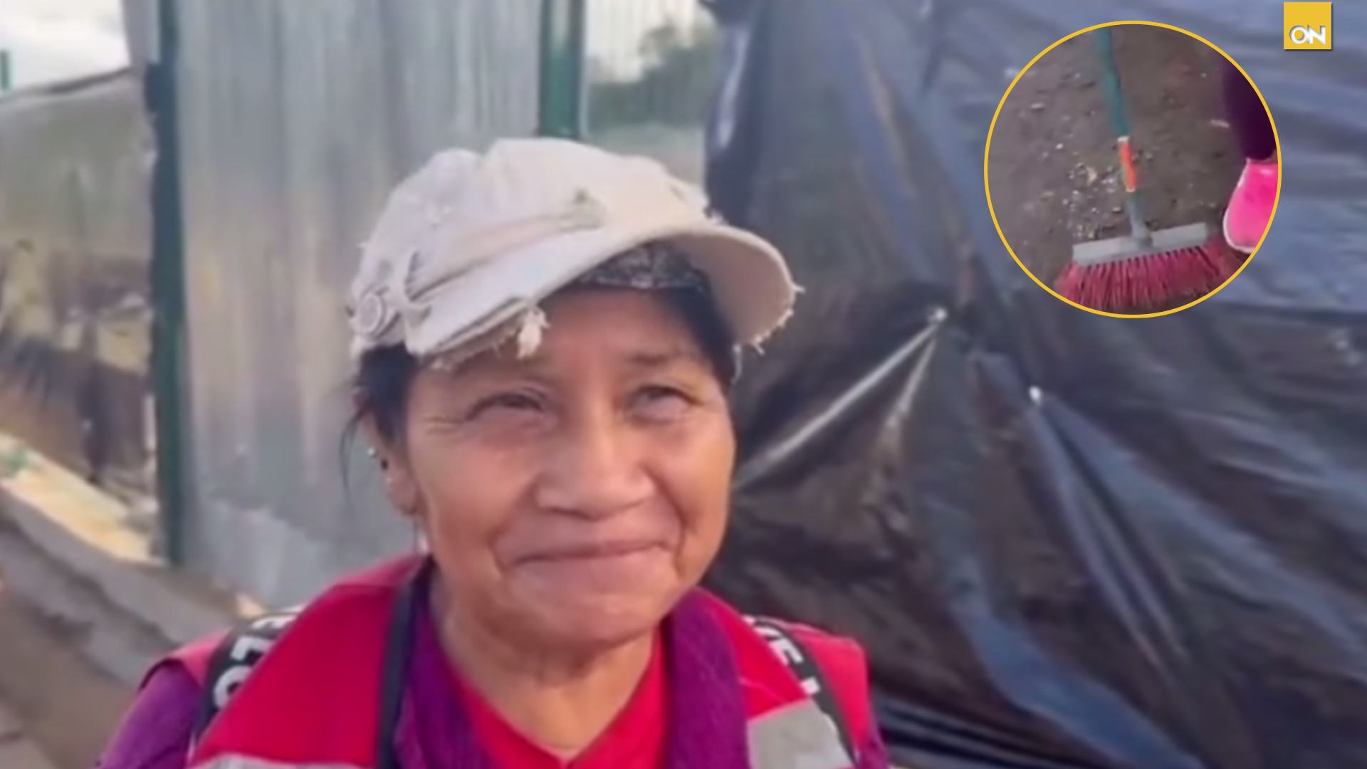¡Ejemplo para todos! Hondureña barre calles a escondidas de sus hijos para evitar la pereza